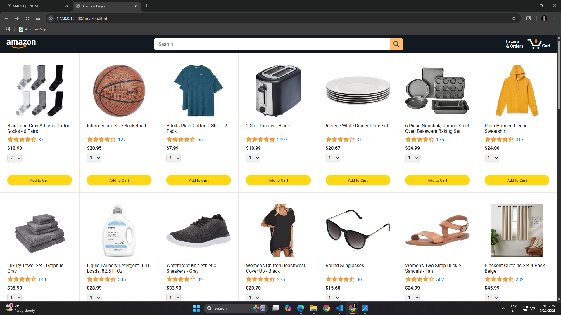 Ecommerce Website